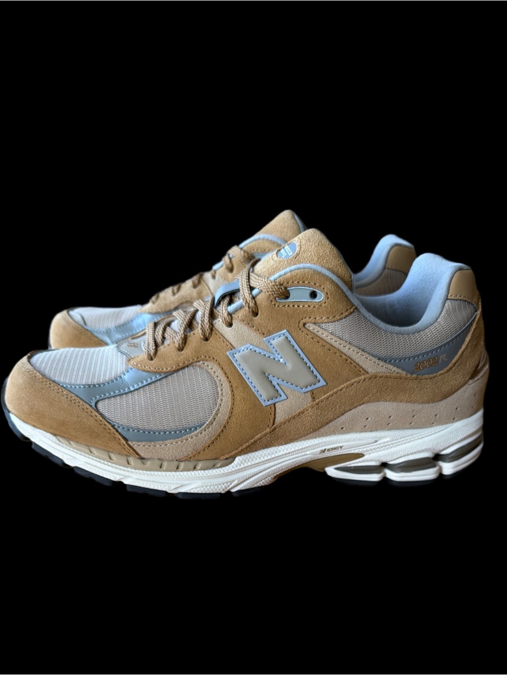 🔥New Balance 2002R Men's 11 Tan and Gray Suede Mesh Lifestyle sneakers - Picture 2 of 13